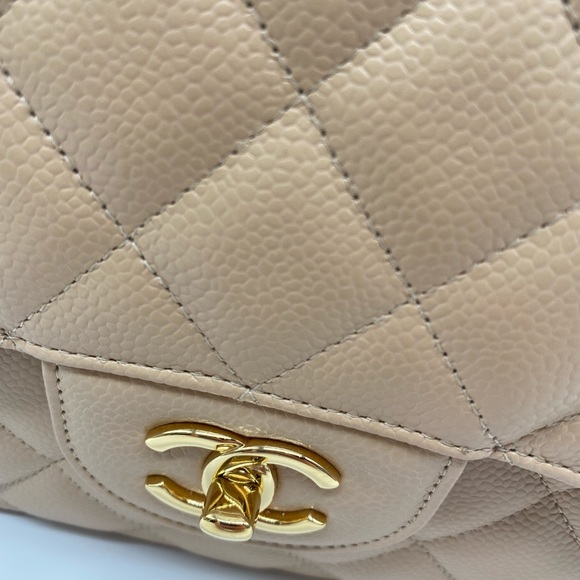 Chanel Beige Clair Double Flap Bag - Picture 7 of 12
